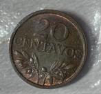 20 centavos Portugal 1970, Postzegels en Munten, Munten | Europa | Niet-Euromunten, Ophalen of Verzenden