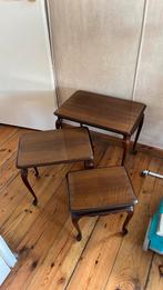 Antieke Bijzettafeltjes Set, Antiek en Kunst, Ophalen of Verzenden