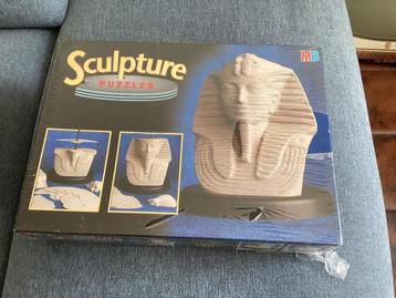 Sculptuurpuzzel van MB: Farao Toetanchamon. 140+ schijven. beschikbaar voor biedingen