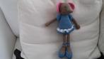 knuffel gehaakt crochet angelina ballerina muis babspeelgoed, Ophalen of Verzenden, Nieuw, Overige typen