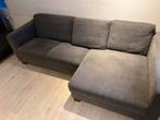 Grijze hoekbank, Ophalen of Verzenden, Gebruikt, Stof