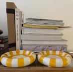 2x nieuw bubbel bord bordjes bumper bubble tray geel wit, Ophalen of Verzenden, Zo goed als nieuw, Overige stijlen, Bord(en)