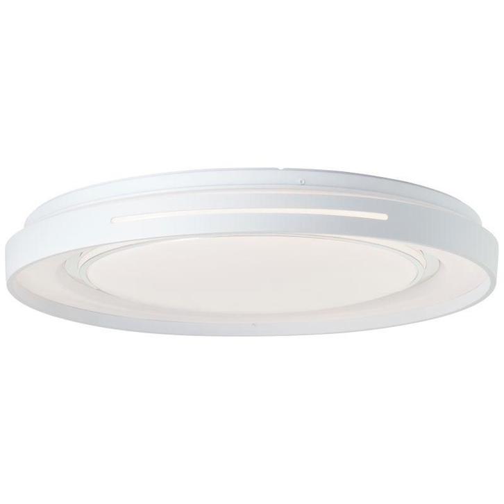 Brilliant Barty G97158/75 plafondlamp 48,5cm wit dimbar NEW, Huis en Inrichting, Lampen | Plafondlampen, Nieuw, Kunststof, Metaal