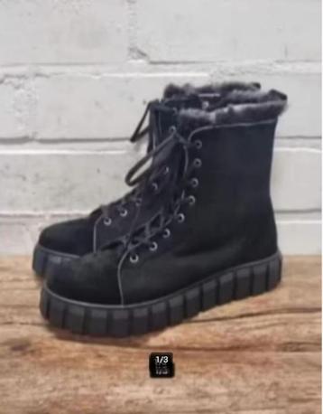 Deabused - Warme leren boots maat 40 - Nieuw €159 beschikbaar voor biedingen