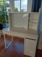 Bureau Micke Ikea wit buro, Huis en Inrichting, Bureaus, Ophalen of Verzenden, Gebruikt, Bureau