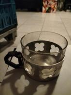 Vintage Theeglas met Houder & Handvat, Ophalen of Verzenden