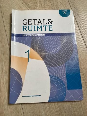 Getal & Ruimte HAVO A Deel 1 - Uitwerkingen beschikbaar voor biedingen