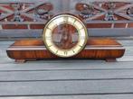 Oude mahonie houten Juba pendule, Antiek en Kunst, Antiek | Klokken, Ophalen