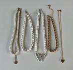 Kettingen dames diverse soorten (parels en goudkleurig), Ophalen of Verzenden, Zo goed als nieuw, Goud, Overige materialen