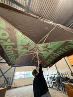 Twee Heineken Parasols 4x4m, Tuin en Terras, Parasols, Ophalen, Zo goed als nieuw, Meer dan 4 meter, Stokparasol