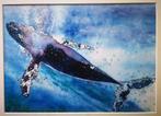 Rene Brone. Walvis. Litho. Gesigneerd. 2002., Antiek en Kunst, Ophalen of Verzenden
