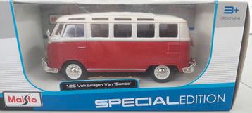 Maisto Volkswagen T1 Samba Bus 1:25 Nieuw in Doos beschikbaar voor biedingen