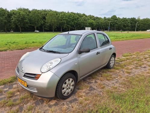 Nissan Micra 1.2 59KW 5DR 2003 Grijs met trekhaak, Auto's, Nissan, Particulier, Micra, Centrale vergrendeling, Elektrische ramen