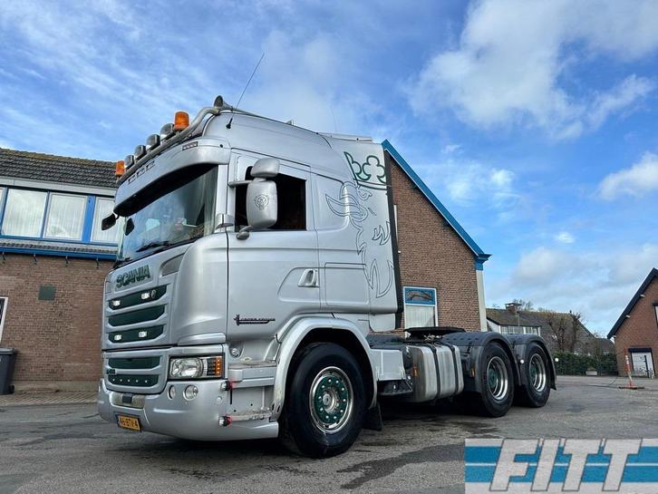 Scania 2016 G450 6x4 trekker dubbele PTO, Auto's, Vrachtwagens, Bedrijf, ABS, Airconditioning, Cruise Control, Elektrische buitenspiegels
