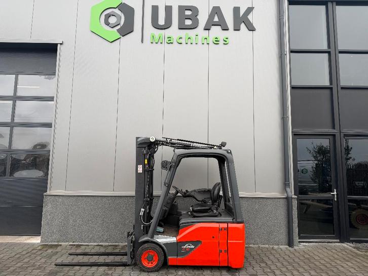 Linde E16 elektrische heftruck 'triplo' 'sideshift', Zakelijke goederen, Machines en Bouw | Heftrucks en Intern transport, Heftruck