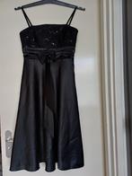 zgan zwart gevoerde party jurk mt M Dress Abiye, Kleding | Dames, Jurken, Maat 38/40 (M), Zwart, Ophalen of Verzenden, Zo goed als nieuw