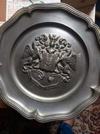 Vintage tinnen bord, Ophalen of Verzenden