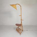 Staande bamboe lamp, jaren 50, Antiek en Kunst, Antiek | Lampen, Ophalen of Verzenden