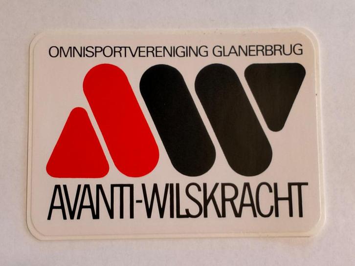 Avanti-wilskracht omnisportvereniging Glanerbrug sticker, Verzamelen, Stickers, Zo goed als nieuw, Ophalen of Verzenden