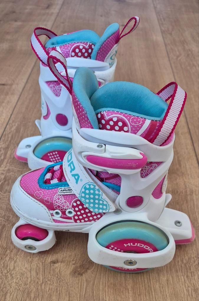 Hudora rolschaatsen verstelbaar maat 26-29, Kinderen en Baby's, Speelgoed | Buiten | Rolschaatsen, Gebruikt, Kinderen, Verstelbaar