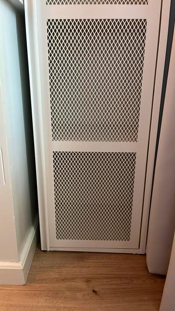 Ikea ivar kast met deur wit draadwerk 40x30x160 - afbeelding 3