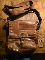 Hillburry lederen tas, Overige merken, Gebruikt, Bruin, Ophalen of Verzenden