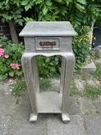 Vintage boho Marokkaans zilver plantentafel ladenkastje, Huis en Inrichting, Woonaccessoires | Zuilen en Pilaren, Ophalen, Gebruikt