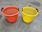 8x vintage Castella mandje rood/geel/groen, Ophalen of Verzenden, Gebruikt, Kunststof