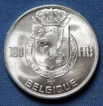 België 100 francs 1954 (Fra) Km 138.1 Kwaliteit, Verzenden, Zilver, Losse munt, Zilver