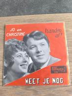 7' vinyl singel van Jo en Christine, Ophalen of Verzenden, Zo goed als nieuw, Overige formaten, Levenslied of Smartlap