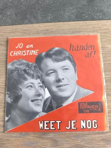 7' vinyl singel van Jo en Christine  beschikbaar voor biedingen