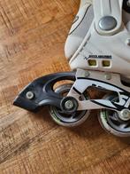Skeelers maat 38, 4 wielen + tas en extra remblok, Ophalen, Gebruikt, Inline skates 4 wielen