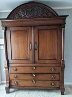 Antiek Drents eikenhouten 19e eeuws kabinet/kast, Antiek en Kunst, Ophalen