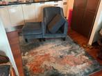 Fauteuil nog nieuw met hocker, Huis en Inrichting, Fauteuils, Ophalen of Verzenden, Gebruikt, 75 tot 100 cm, 50 tot 75 cm