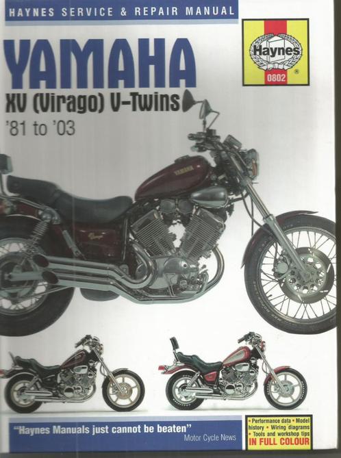 Yamaha XV(Virago) V-Twins '81 to '83 - Alan Ahlstrand, Motoren, Handleidingen en Instructieboekjes, Yamaha, Ophalen of Verzenden