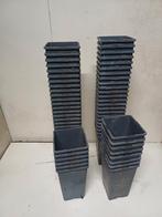 Kweekpotten 11,5x11,5x19 cm, Tuin en Terras, Bloempotten, Kunststof, Gebruikt, Vierkant, Ophalen of Verzenden