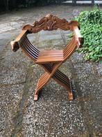 Houten leeuwenkop stoel, Antiek en Kunst, Ophalen of Verzenden