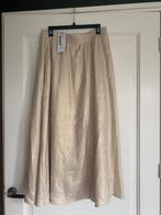 Studio Anneloes Fay gold linen rok maat L nieuw, Kleding | Dames, Rokken, Maat 42/44 (L), Nieuw, Ophalen of Verzenden, Onder de knie