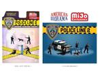 Figurines, figuurtjes, poppetjes 1/64 Police line 2, Hobby en Vrije tijd, Nieuw, Overige typen, Ophalen of Verzenden, American Diorama