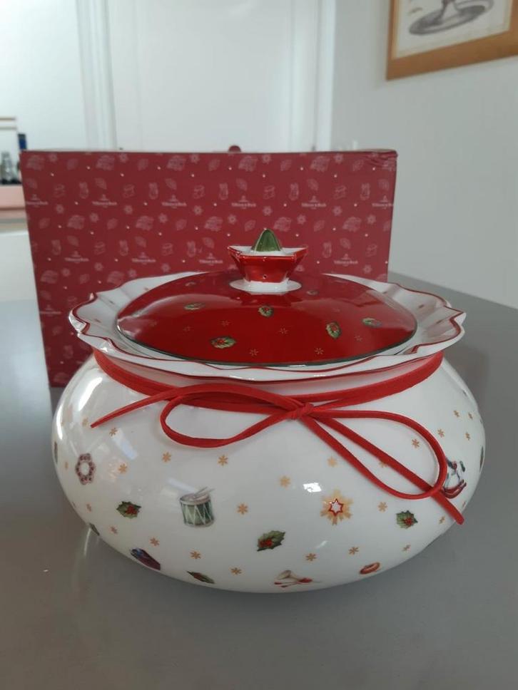 Kerst Koekpot Villeroy en Boch Toy's Delight Nieuw in doos, Diversen, Kerst, Nieuw, Ophalen of Verzenden