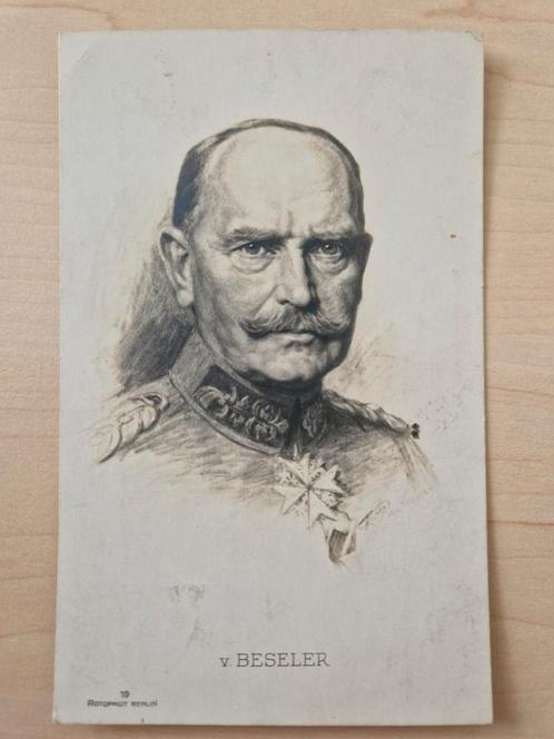 Generaal von Beseler - Liefdadigheidskaart 1915 - gelopen, Verzamelen, Ansichtkaarten | Themakaarten, Gelopen, Voor 1920, Politiek en Historie