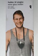 Wijnglas houder met slingerplaat, NIEUW, Ophalen of Verzenden, Nieuw, Overige typen