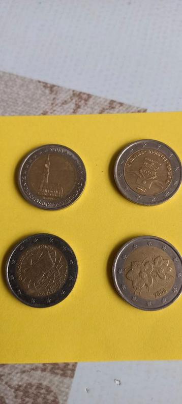 Diverse 2 Euro Herdenkingsmunten beschikbaar voor biedingen