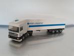 Lion car Daf 95 RSB Logistic Winterswijk trailer 1:50, Ophalen of Verzenden, Zo goed als nieuw, Bus of Vrachtwagen, Lion Toys