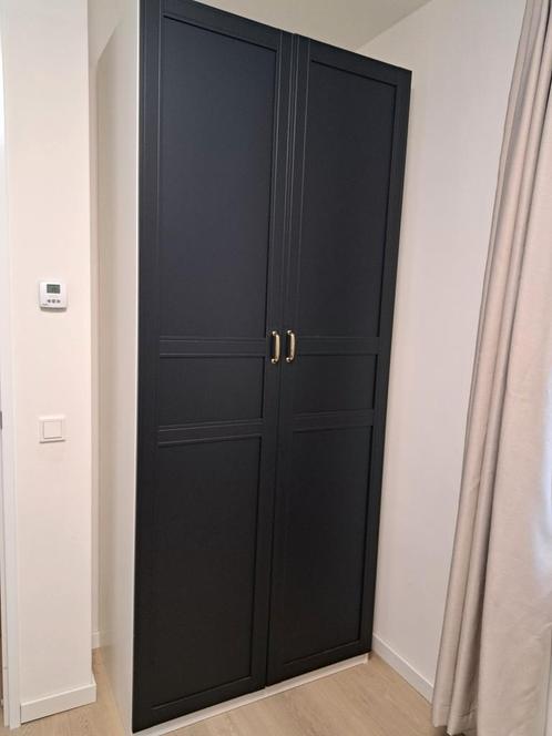 Zwarte Ikea Pax kledingkast, Huis en Inrichting, Kasten | Kledingkasten, Zo goed als nieuw, Ophalen