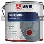 Avis ijzermenie roodbruin blik 2,5 liter, Doe-het-zelf en Verbouw, Verf, Beits en Lak, Minder dan 5 liter, Ophalen, Zo goed als nieuw