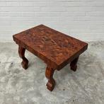 Antieke wortelnotenhout ingelegde salontafel art deco tafel, Antiek en Kunst, Ophalen