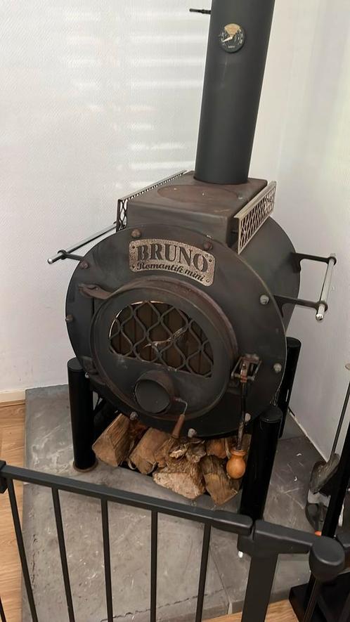 Bruno romantik mini uniek, Huis en Inrichting, Kachels, Gebruikt, Houtkachel, Hout, Ophalen