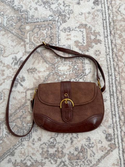 Giuliano schoudertas, Sieraden, Tassen en Uiterlijk, Verzenden, Zo goed als nieuw, Bruin, Overige merken