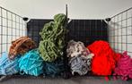 Partij lammy yarns chenille 6, restant, restjes, Hobby en Vrije tijd, Breien en Haken, Ophalen of Verzenden, Zo goed als nieuw